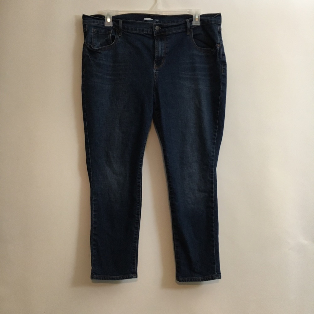 Old Navy Diva Dark Denim Original Skinny 18 Short